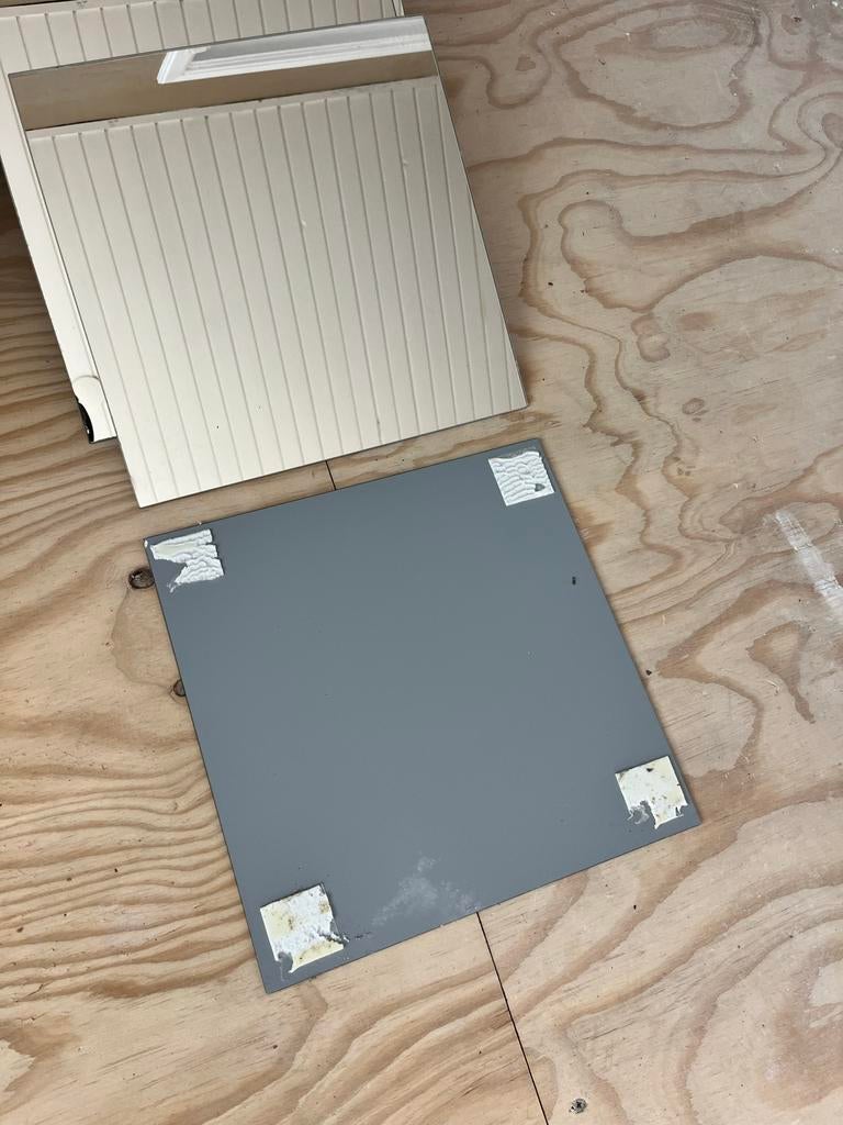 Spiegeltegels - Set van 12 stuks, Huis en Inrichting, Woonaccessoires | Spiegels, Ophalen, Minder dan 50 cm, Gebruikt, Vierkant