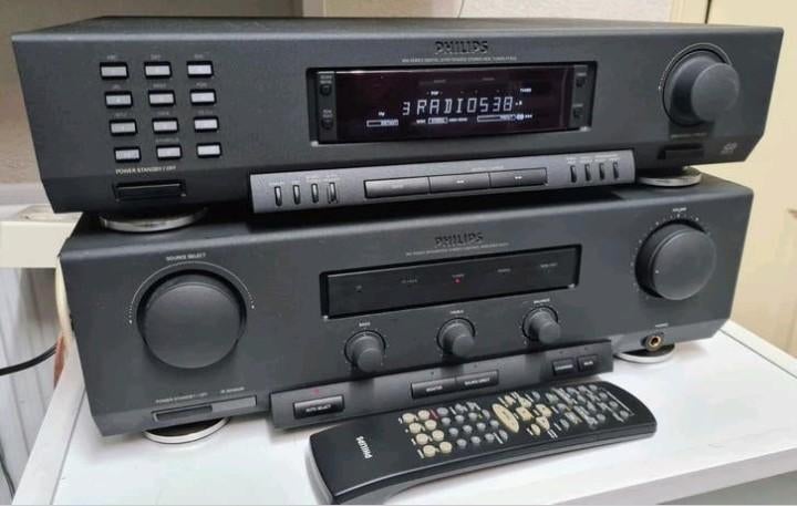 Philips versterker fa-911 + tuner ft-930 + afstandsbed., Ophalen of Verzenden