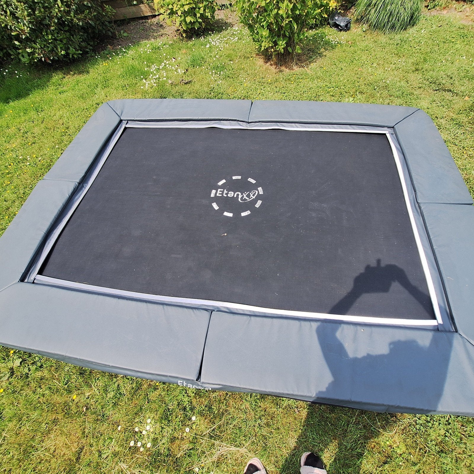 Etan Ingraaf Trampoline 2.25 x 3.05 m - 30 cm hoog, Ophalen of Verzenden, Gebruikt
