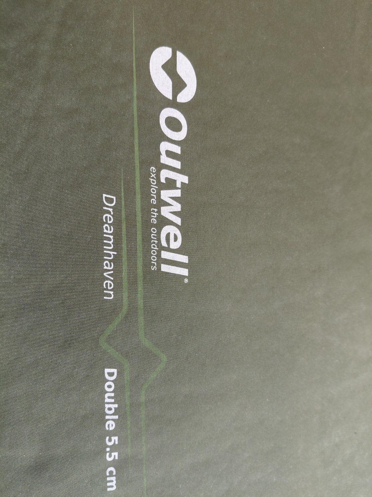 Outwell Dreamhaven Double 5.5 cm zelfopblaasbaar matras, Caravans en Kamperen, Ophalen, Zo goed als nieuw, 2-persoons