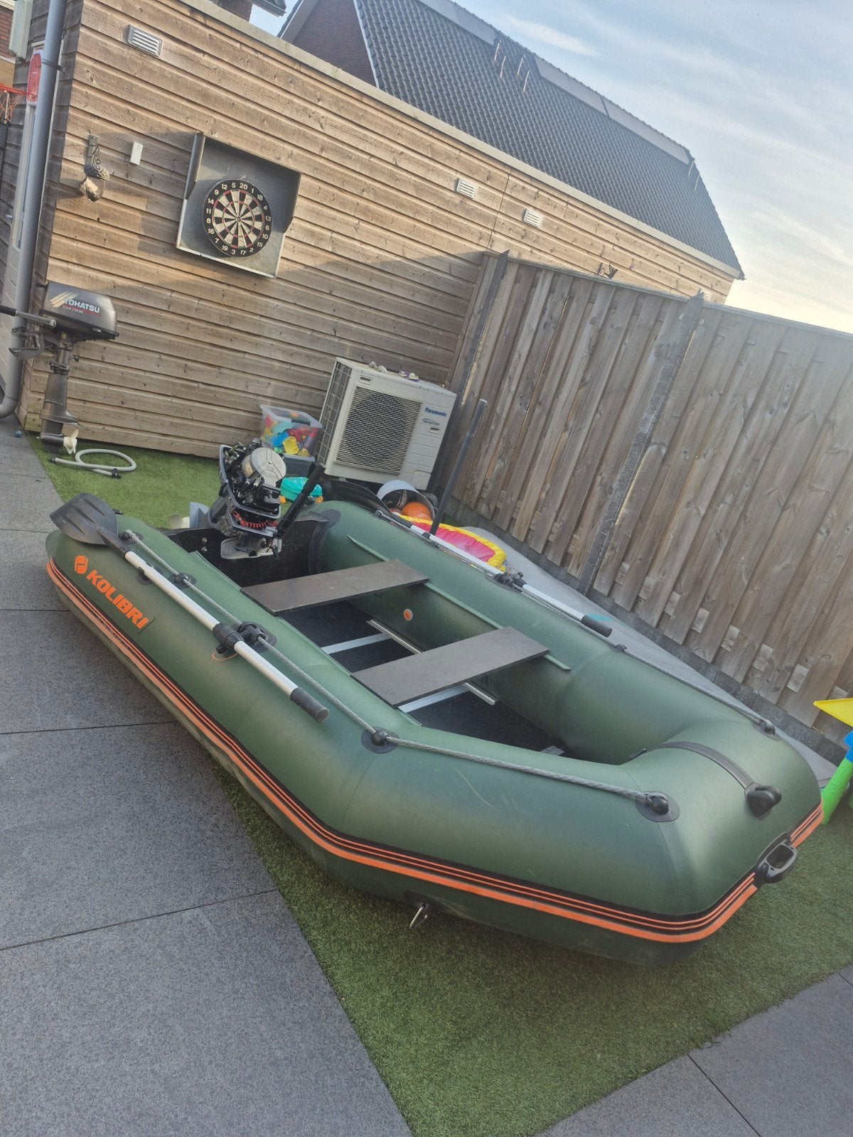 KOLIBRI KM-300D RUBBERBOOT, Watersport en Boten, Ophalen, Buitenboordmotor, Peddels, Brig