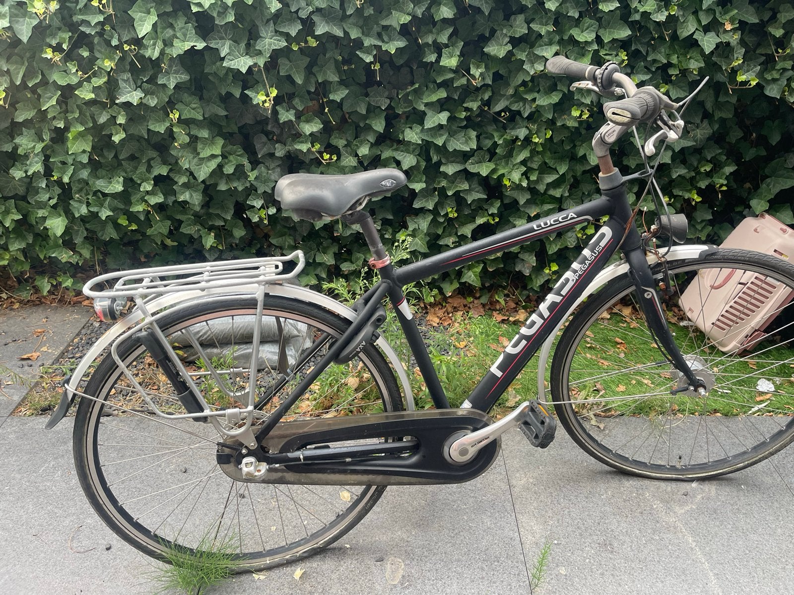Pegasus Lucca herenfiets, zwart, gebruikt, Fietsen en Brommers, Ophalen of Verzenden, Gebruikt, Overige merken, Versnellingen
