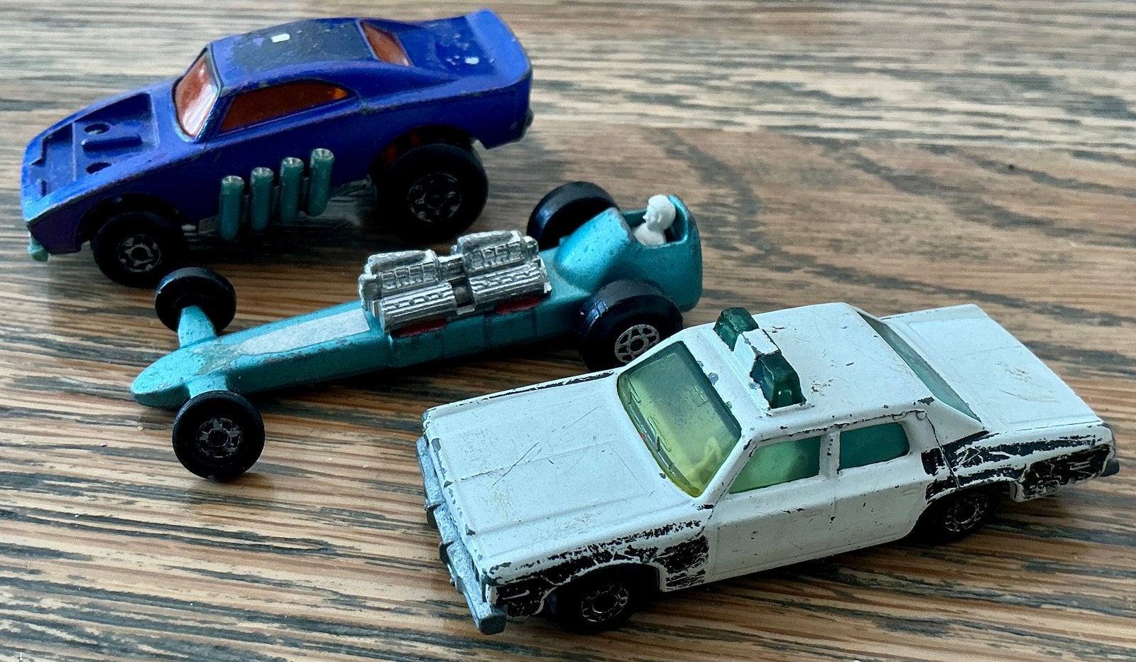 3 oude matchbox auto's slechte staat alle 3 voor 1 Euro, Ophalen, Gebruikt, Auto, Matchbox