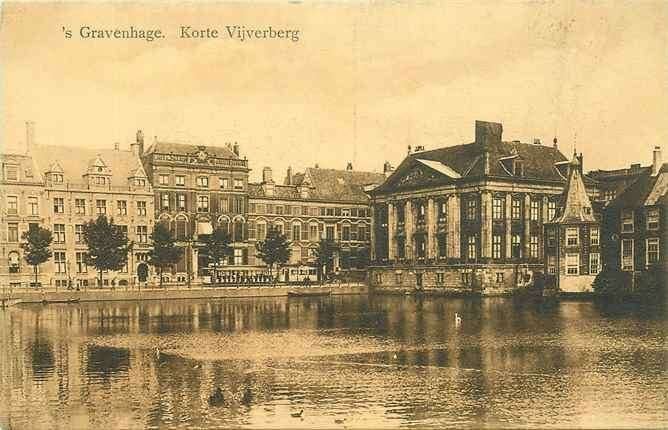 301-092-015 Den Haag Korte Vijverberg, Verzenden, Voor 1920, Zuid-Holland