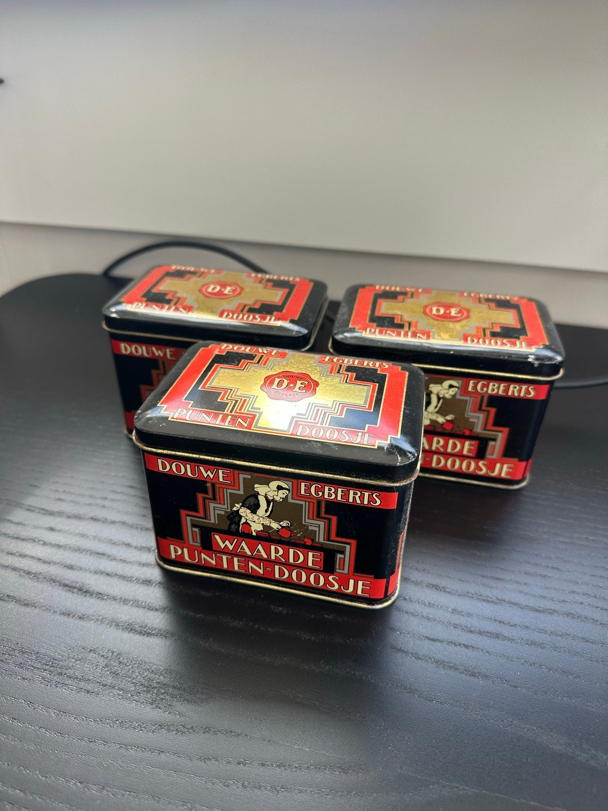 Set van 3 Douwe Egberts Waardepunten Doosjes, Ophalen