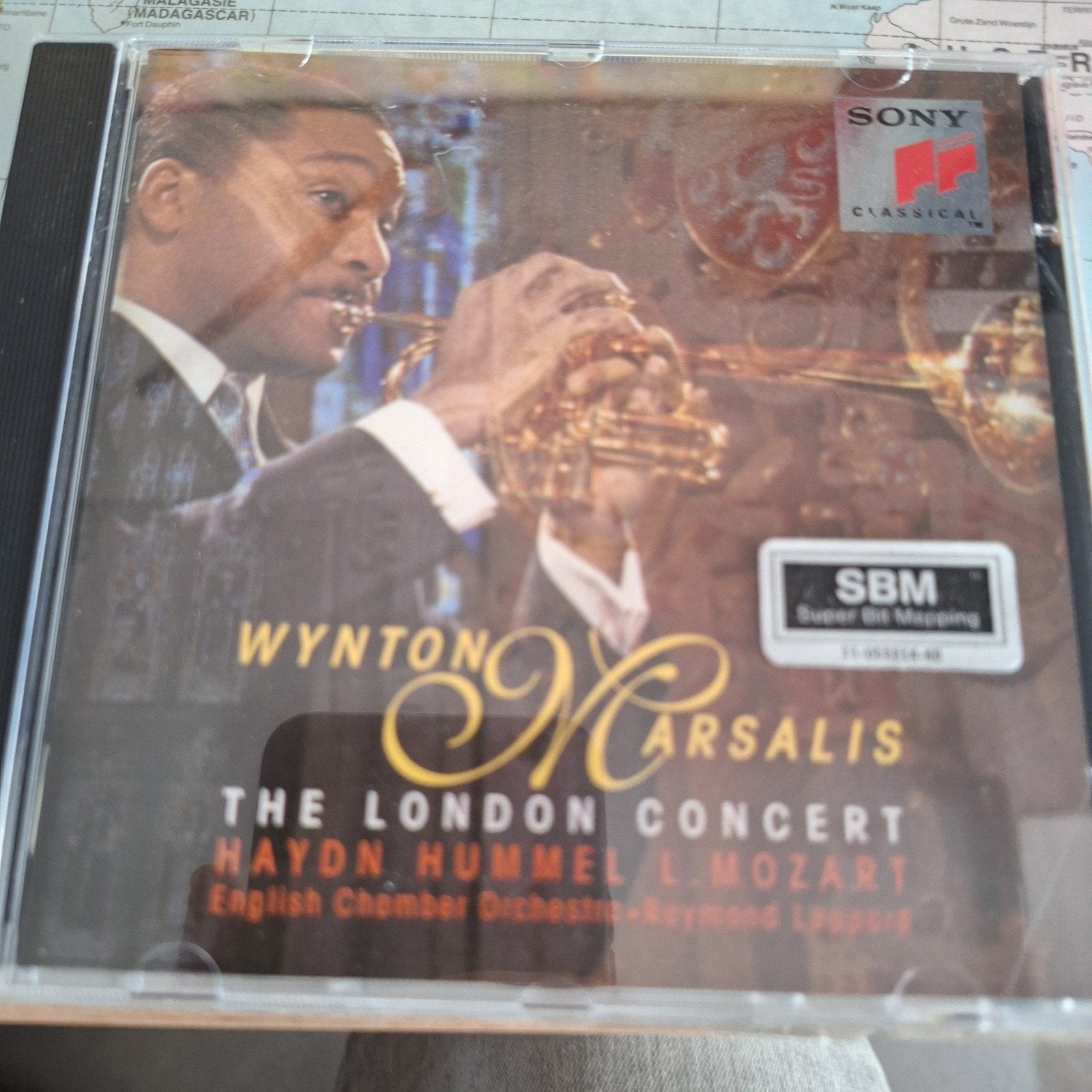 Wynton Marsalis - The London Conc (Haydn, Hummel, L. Mozar, Inclusief boekje, Haydn, Soloconcert, Ophalen of Verzenden
