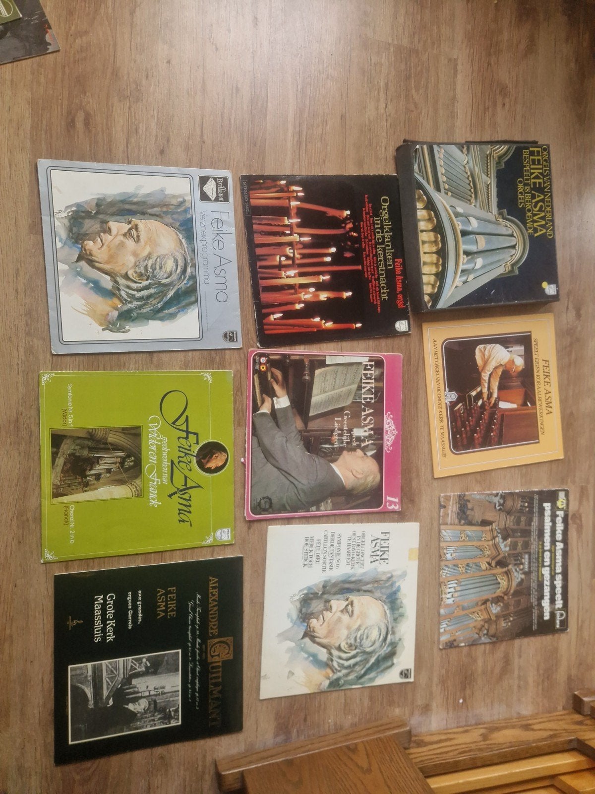 Grote collectie van 32 Feike Asma LP's - Orgelmuziek, Ophalen, Gebruikt, 12 inch