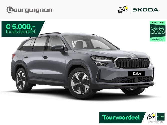 Skoda Kodiaq Business Edition 1.5 TSI PHEV 204 PK | Trekhaak, Auto's, Skoda, Bedrijf, Te koop, Kodiaq, ABS, Achteruitrijcamera