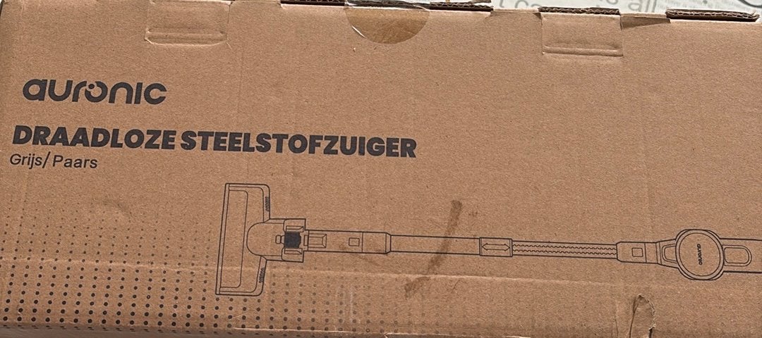 Steelstofzuiger met 2 accu’s NIEUW AU 1003204 grijs/paars, Witgoed en Apparatuur, Stofzuigers, Draadloos, Nieuw, Ophalen of Verzenden