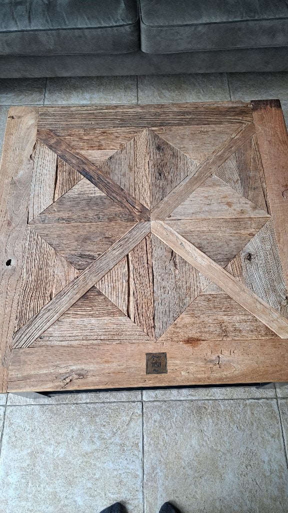 Riviera Maison eethoek en salontafel in Chassigny stijl, Ophalen, Gebruikt, 200 cm of meer, 50 tot 100 cm