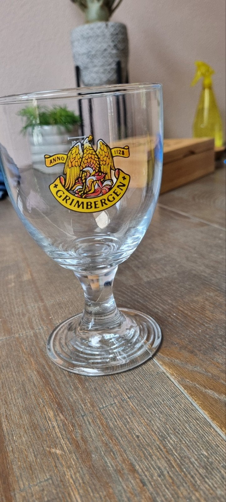 Grimbergen Bierglas, Ophalen of Verzenden, Zo goed als nieuw, Overige typen, Overige merken
