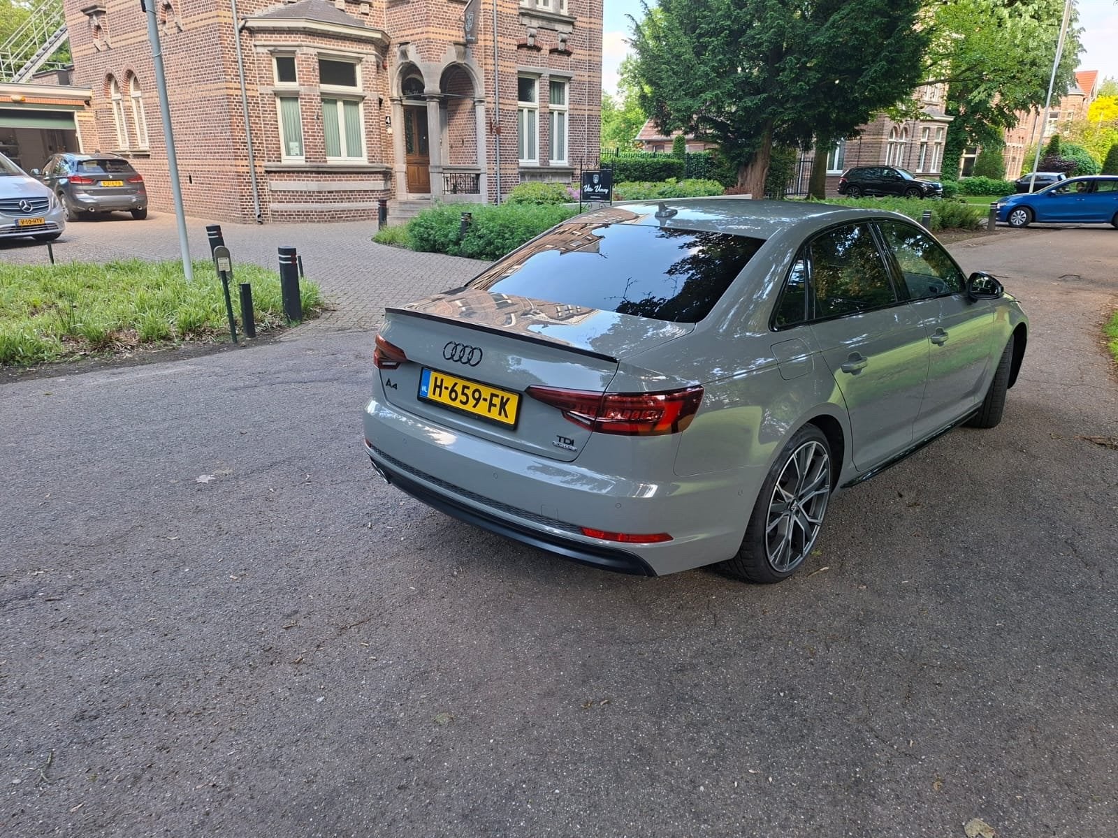 Audi A4 3.0 TDI 272pk Tiptronic Quattro 2018 Grijs, Auto's, Audi, Automaat, A4, 272 pk, Diesel