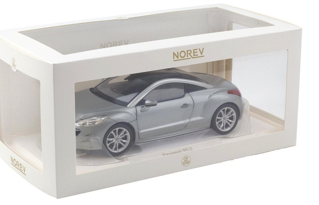 Peugeot RCZ 2010 Mercury Grijs schaal 1/18 NOREV ref. 184875, Hobby en Vrije tijd, Modelauto's | 1:18, Verzenden, Nieuw, Auto