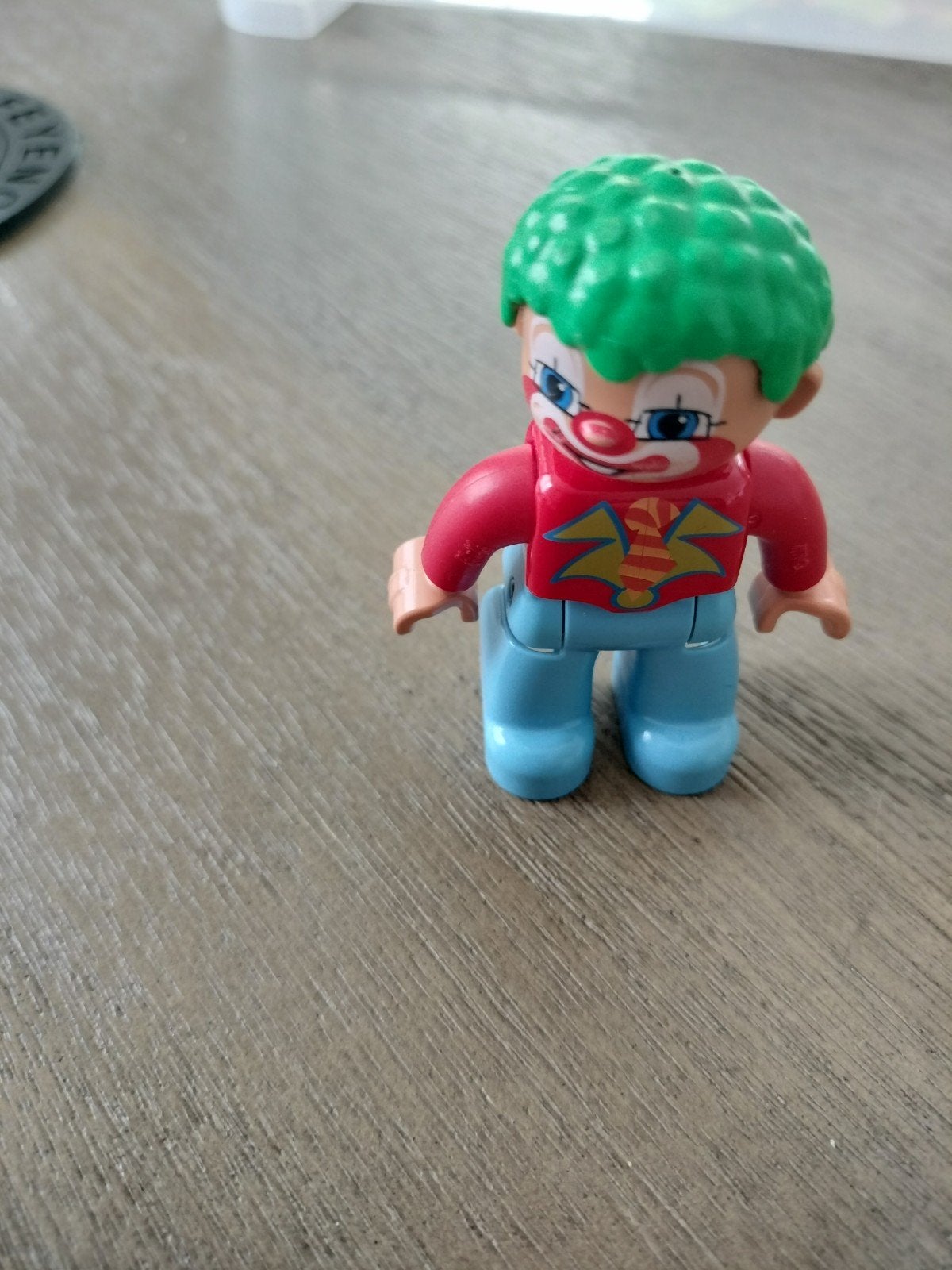 Lego Duplo Clown Figuur met Groen Haar, Ophalen of Verzenden, Gebruikt, Jongen of Meisje