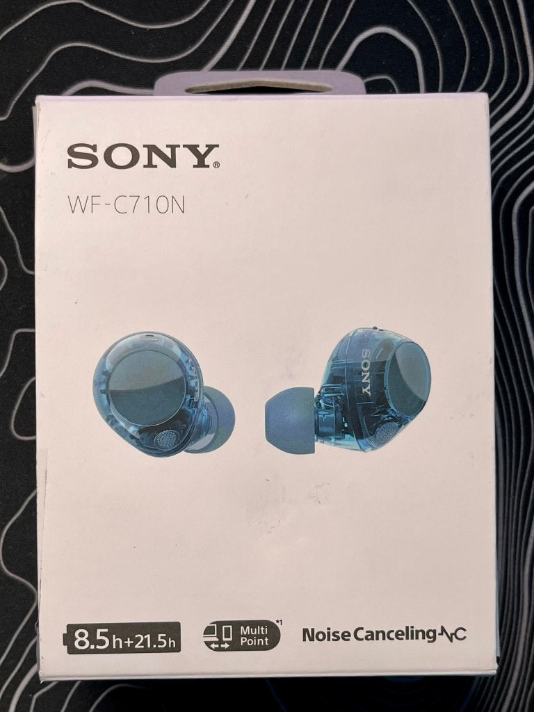 Sony WF-C710N Earbuds Glass Blue - Zo goed als nieuw, Audio, Tv en Foto, Koptelefoons, Zo goed als nieuw, In-ear, Sony, Blauw