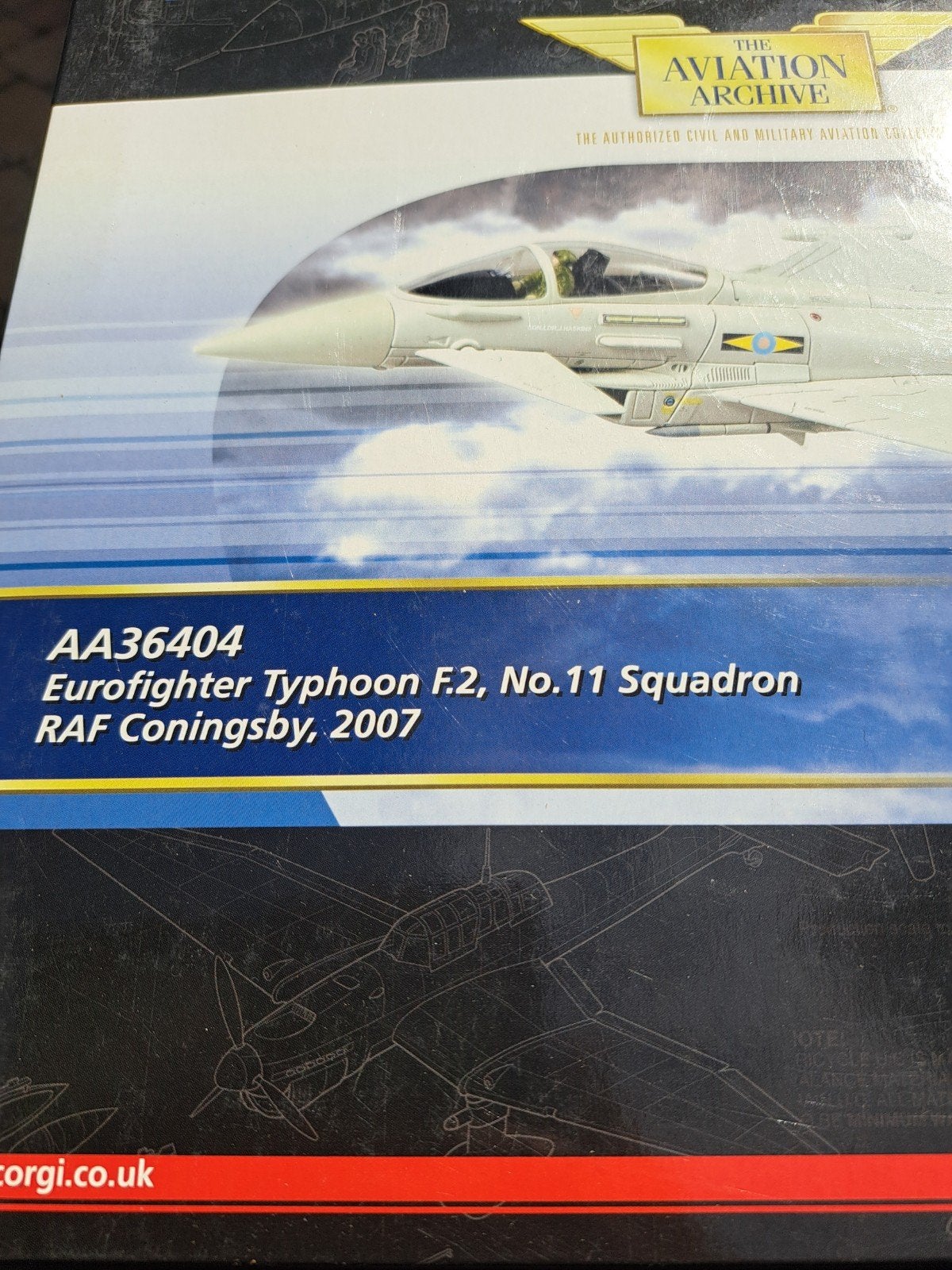 2 x Corgi Eurofighter Typhoon F.2 RAF Coningsby 2007 1:72, Ophalen of Verzenden