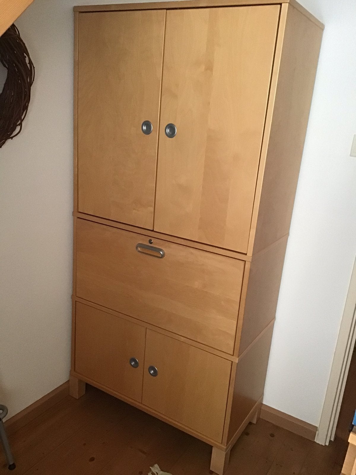 Beuken houten kast, Ophalen, Gebruikt