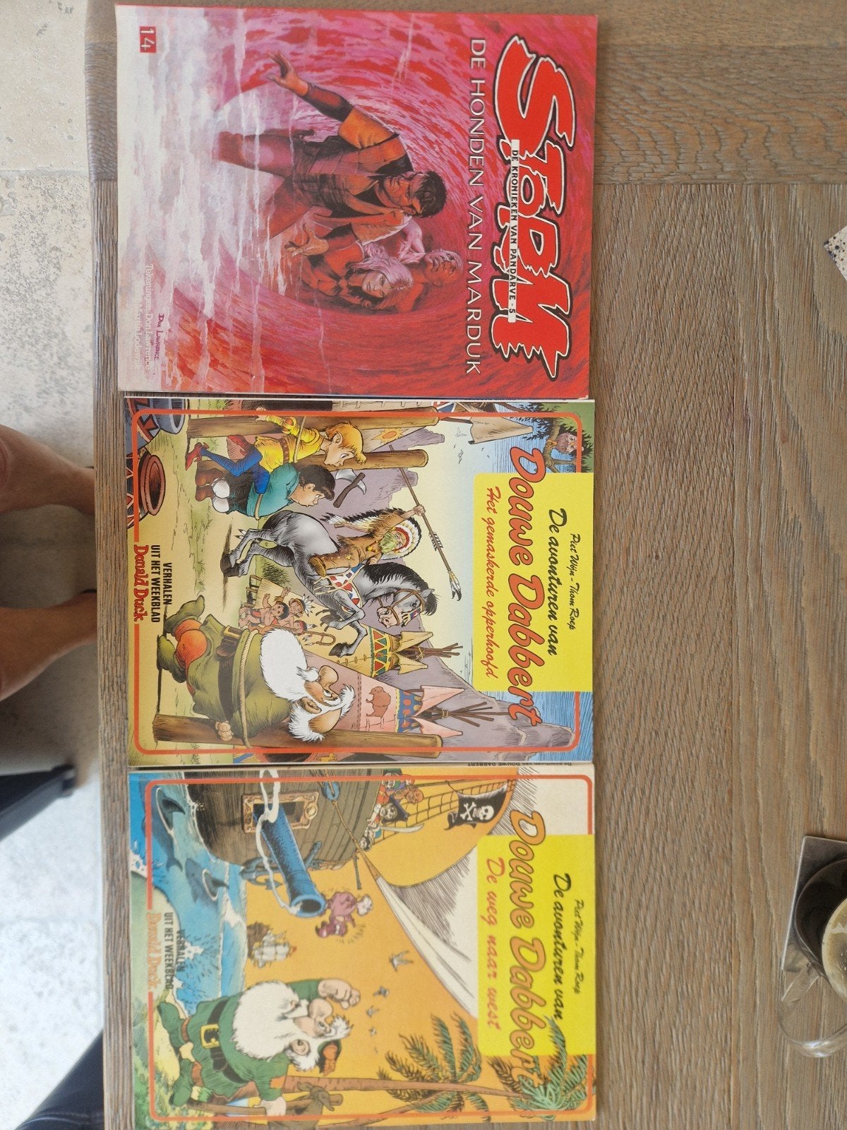Douwe Dabbert & Storm stripboeken - 3 stuks, Meerdere stripboeken, Ophalen of Verzenden, Gelezen, Piet Wijn, Thom Roep, Don Lawrence