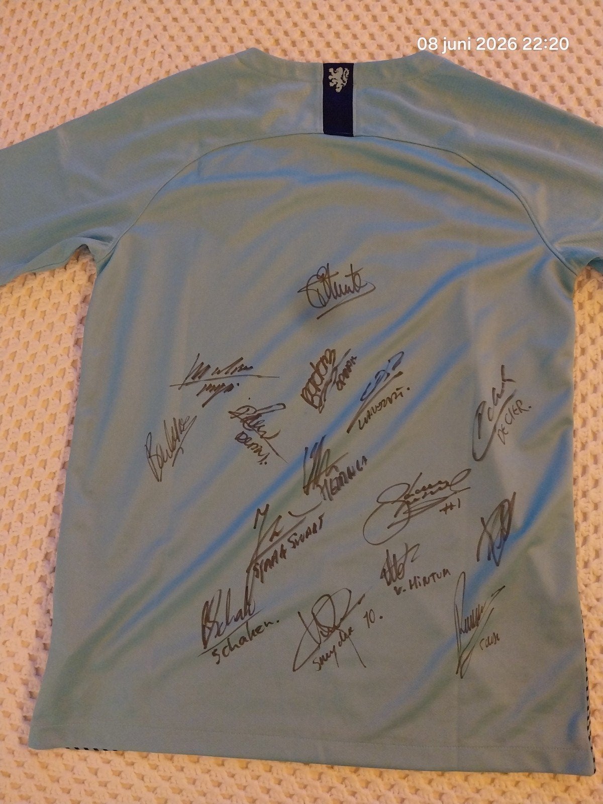 Gesigneerd nederlands elftal shirt, Ophalen of Verzenden, Zo goed als nieuw, Oranje