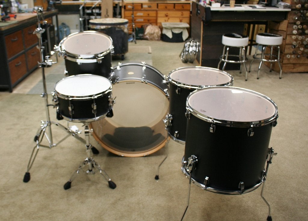 drumstel: ludwig continental zep black satin 26/14/16/18/14s, Ophalen, Zo goed als nieuw, Jouwdrumstel@gmail.com, Ludwig