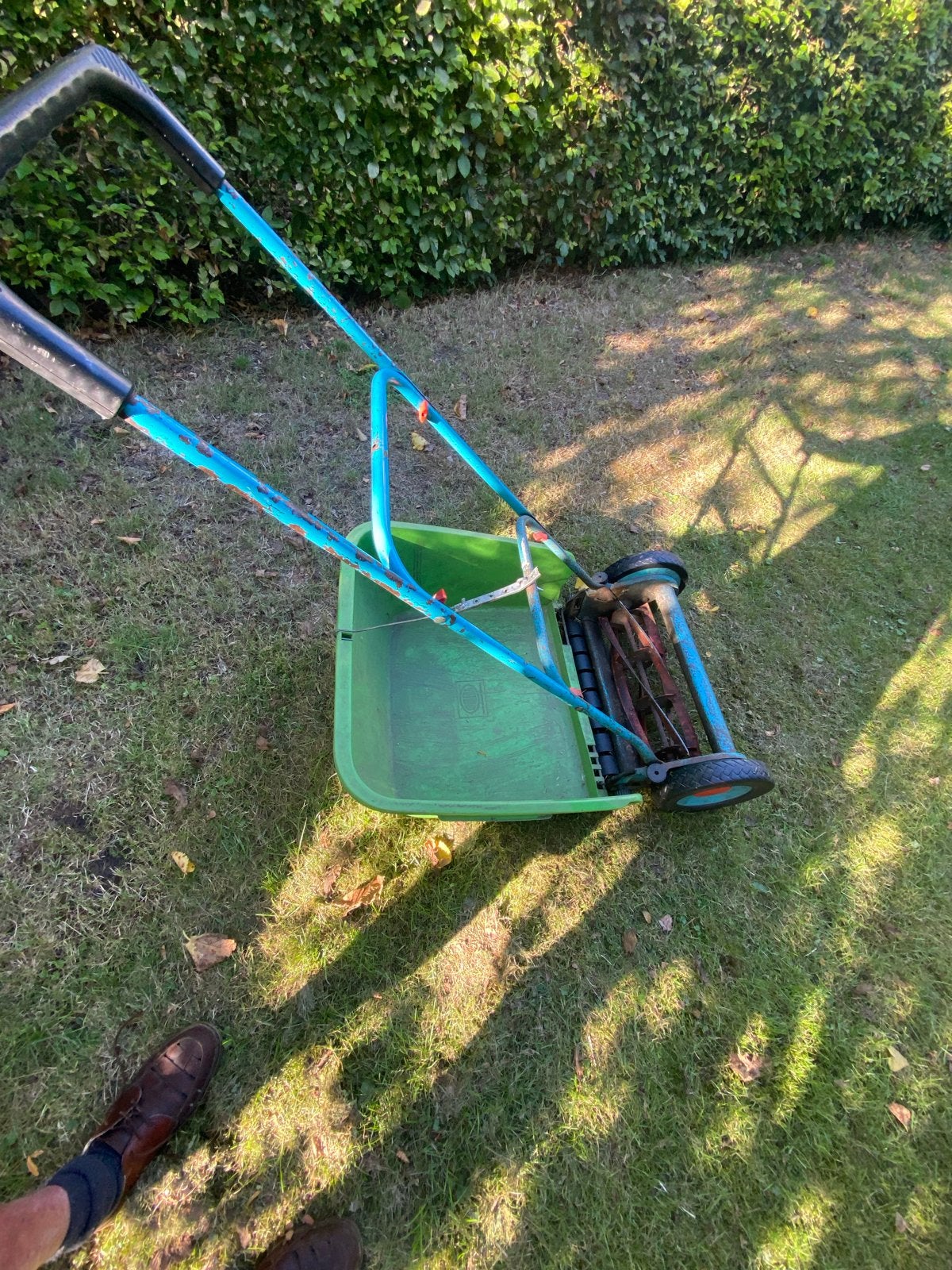 Gardena 380 S Kooimesmaaier met opvangbak van Brill, Ophalen, Gebruikt, Handgrasmaaier, Opvangbak