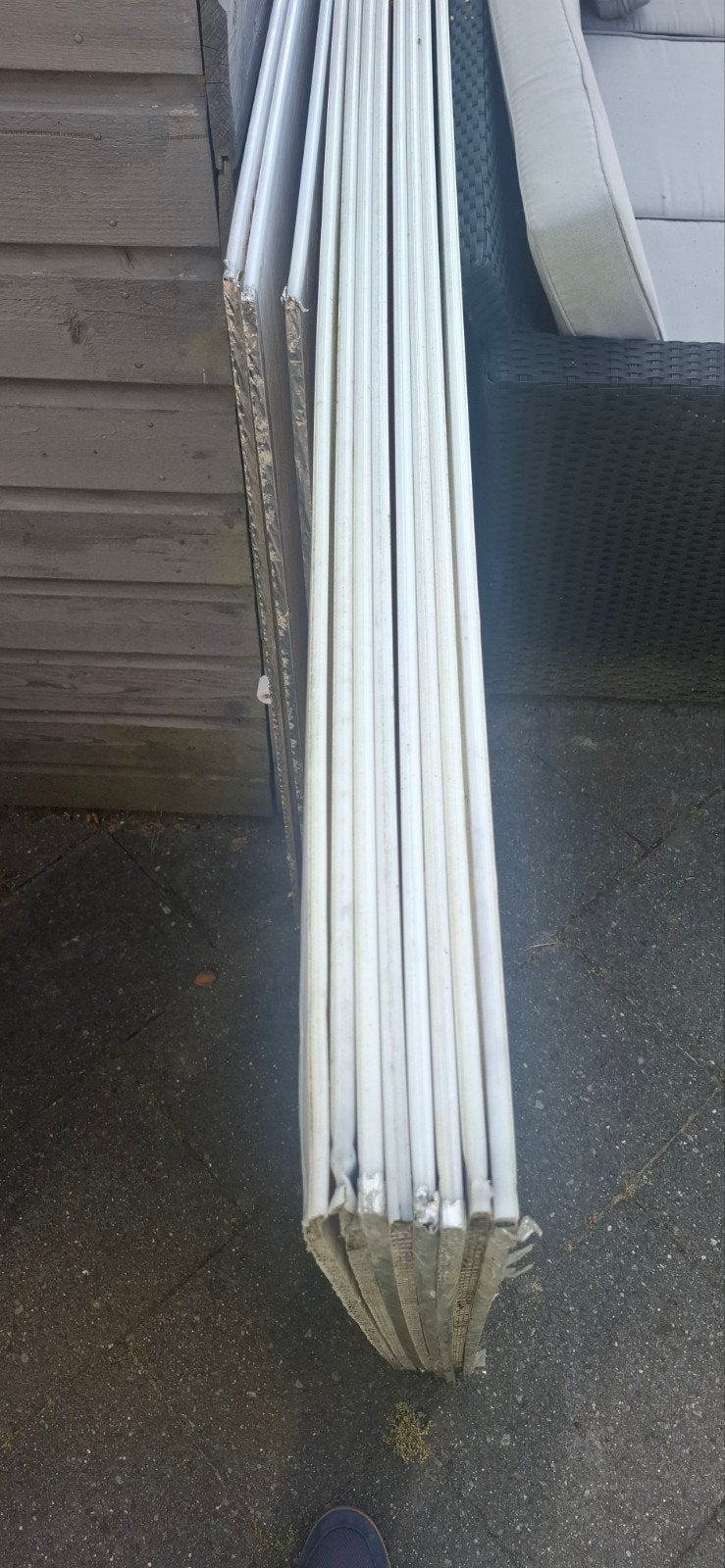 Gebruikte dakplaten voor diverse toepassingen, Kunststof, Gebruikt, Overige kleuren, 15 m² of meer