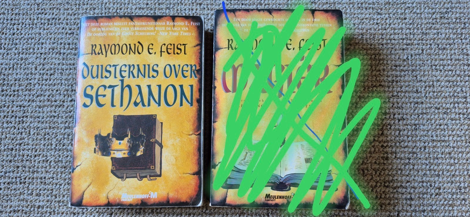Raymond E Feist:  Duisternis over Sethanon, Ophalen of Verzenden, Gelezen