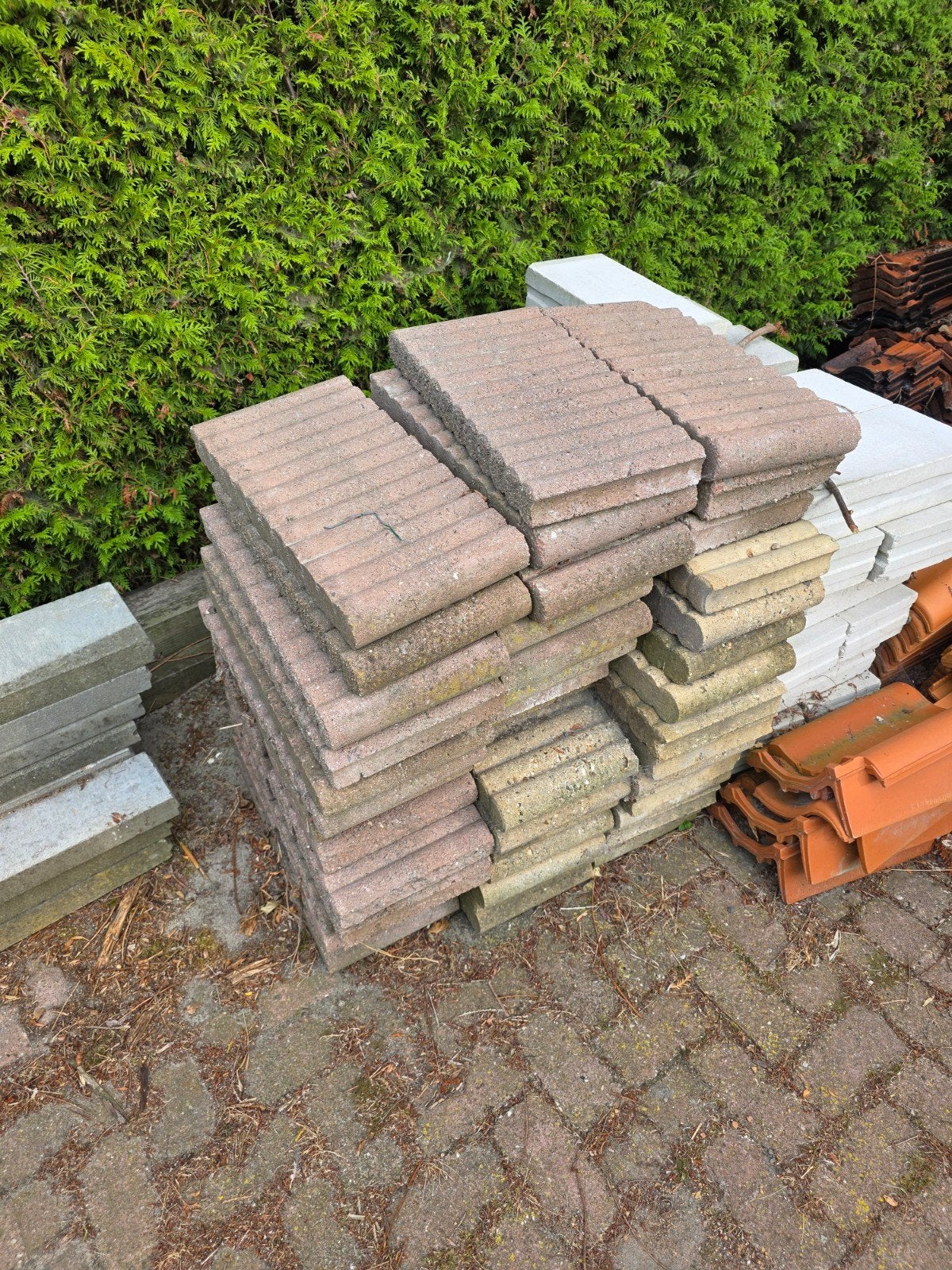 gratis 3 stapels border rand, Tuin en Terras, Ophalen, Minder dan 100 cm, Minder dan 25 cm