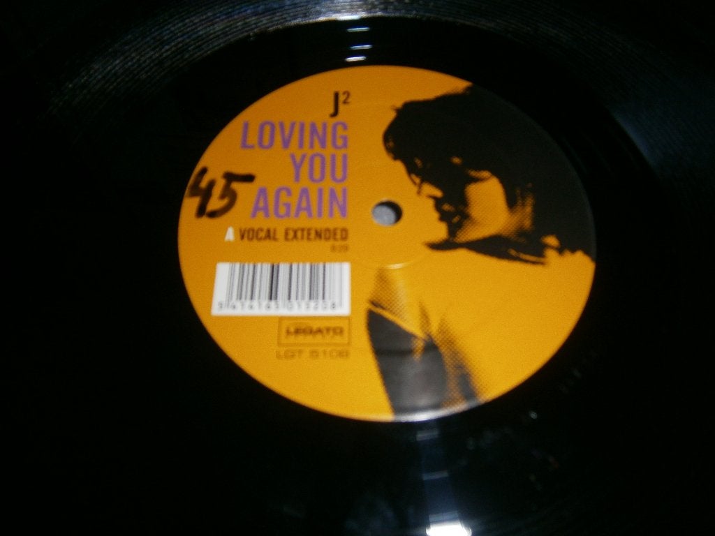 J2 – Loving You Again. 12" Club / House, Legato Records 2005, Ophalen, House, Inclusief binnenhoes, Zo goed als nieuw
