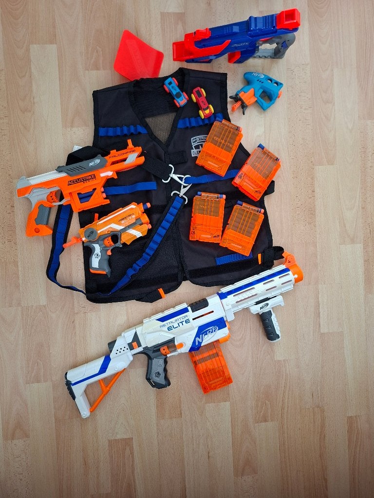 Nerf Guns, Ophalen, Gebruikt