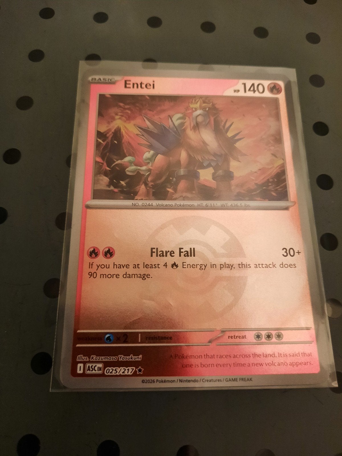 entei, Verzenden, Zo goed als nieuw, Losse kaart, Foil