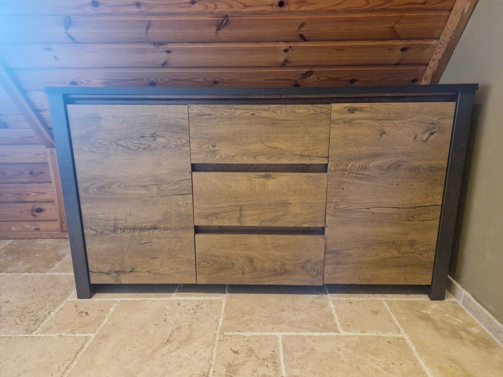 Dressoir, Huis en Inrichting, Ophalen, 100 tot 150 cm, Met lade(s), Zo goed als nieuw