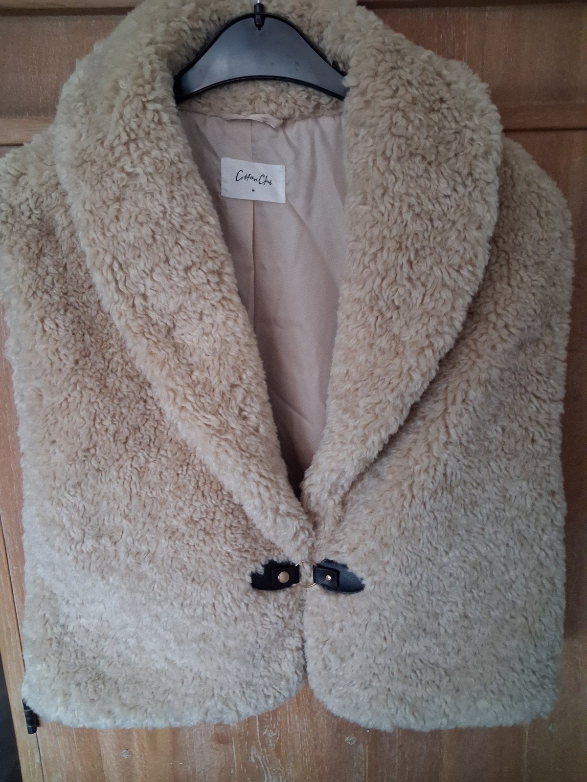 Nieuw Cotton Club Teddy Gilet - Maat M, Maat 38/40 (M), Beige, Nieuw, Ophalen of Verzenden