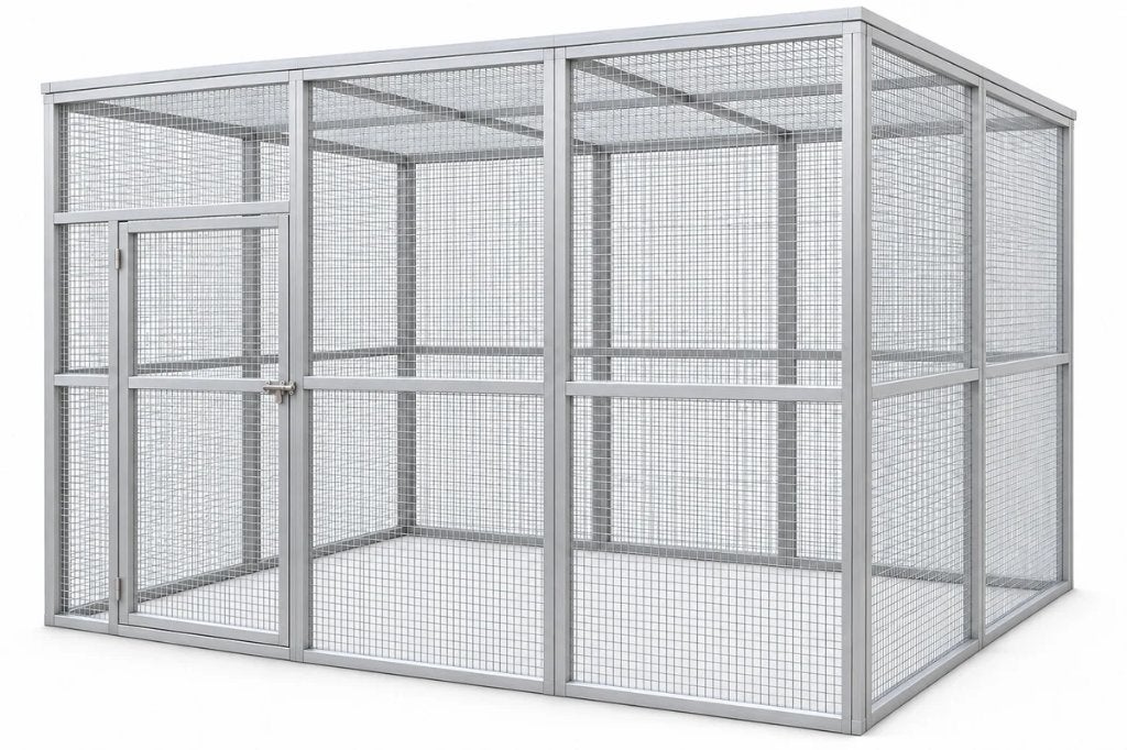 voliere of kattenren model sexta aluminium, 4221LV, Info@vandoorntimmerwerken.com, Ophalen of Verzenden, Van Doorn timmerwerken