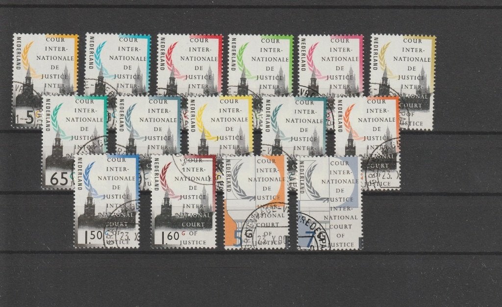 Nederland 1989, NVPH D44 t/m D58, Gestempeld., Postzegels en Munten, Verzenden, Na 1940, Gestempeld