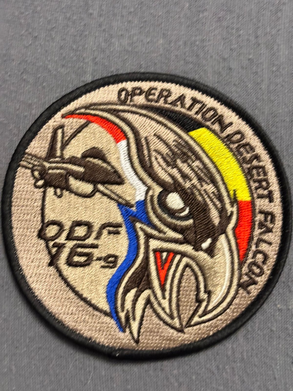 Embleem F-16 ODF 16-9, Verzenden, Luchtmacht, Nederland, Embleem of Badge
