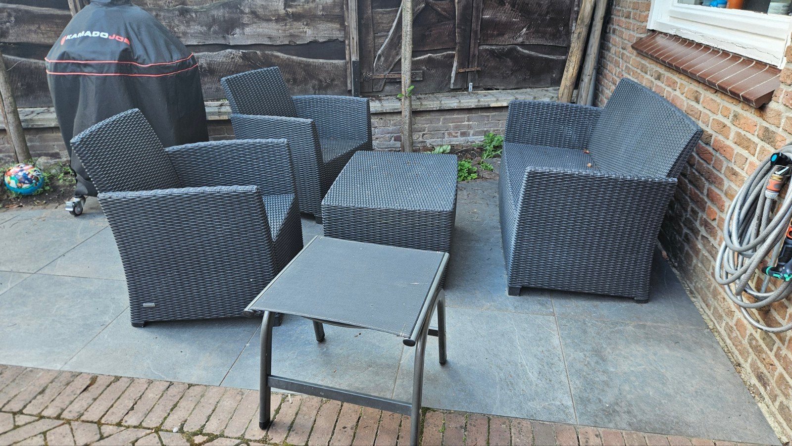 Gebruikte Tuinset, Ophalen, Gebruikt, Wicker, Tuinset