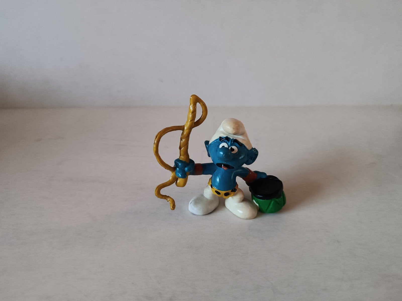 Schleich Smurfen Collectie: Leeuwentemmer Smurf, Ophalen of Verzenden, Gebruikt, Overige Smurfen, Poppetje, Figuurtje of Knuffel
