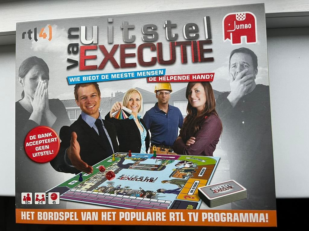 Spel Uitstel van Executie, Hobby en Vrije tijd, Gezelschapsspellen | Bordspellen, Ophalen of Verzenden, Zo goed als nieuw