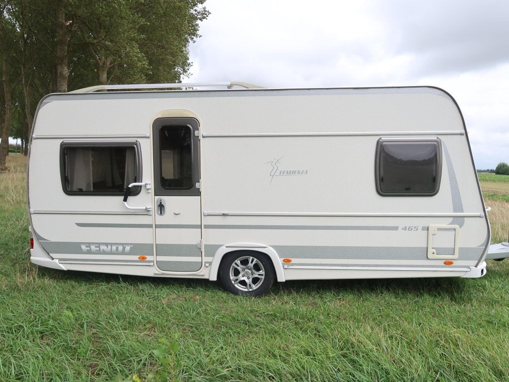 Fendt Tendenza 465 SFB / voortent + uitbouw, Caravans en Kamperen, Rondzit, Bedrijf, Schokbreker, Tot en met 4