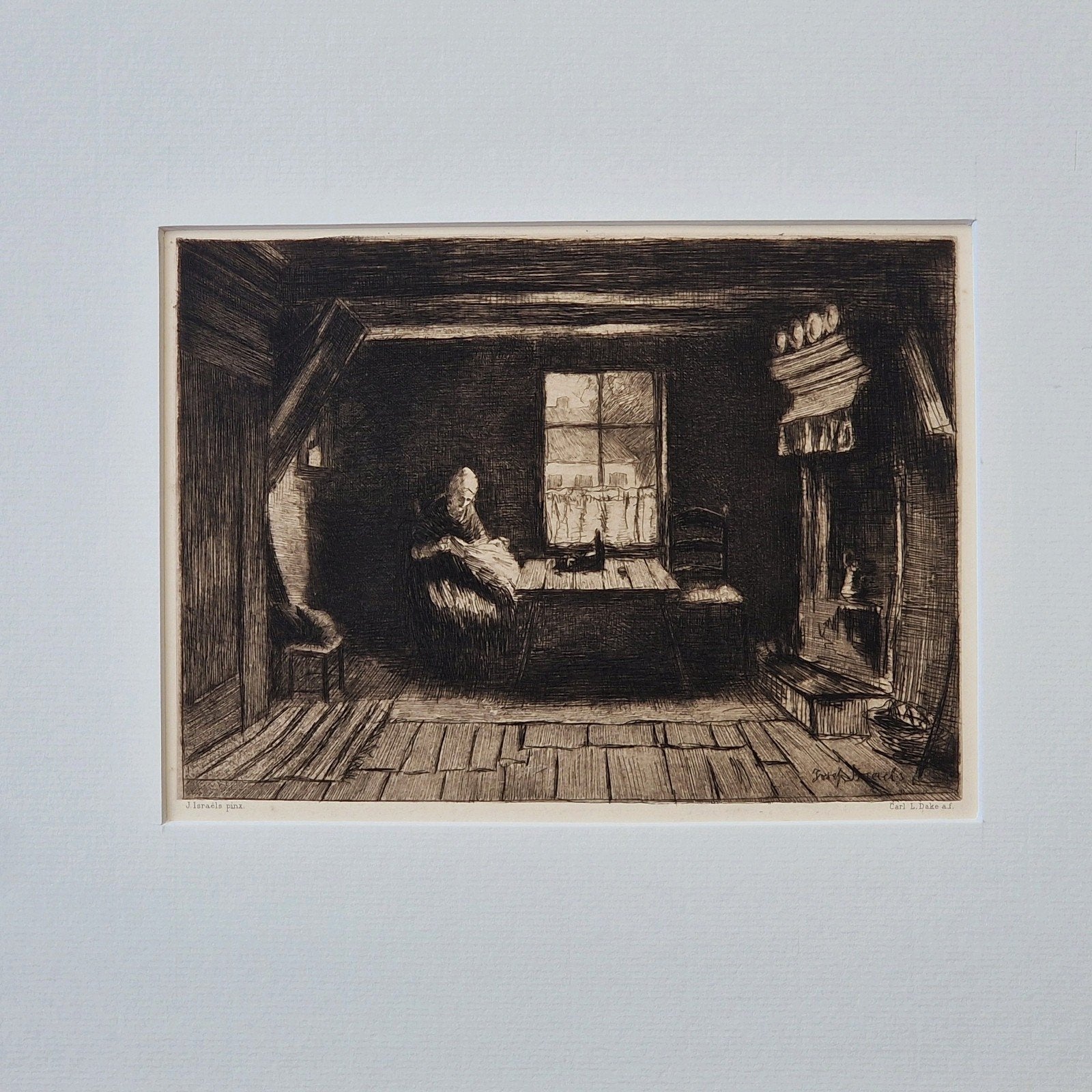 ets van Jozef Israëls Binnenhuis, Antiek en Kunst, Ophalen of Verzenden