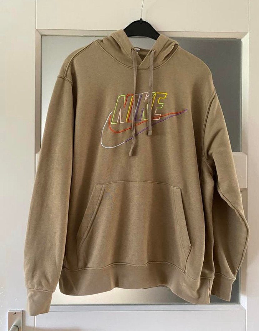 Nike Hoodie - maat L, Ophalen of Verzenden, Zo goed als nieuw, Maat 52/54 (L), Beige