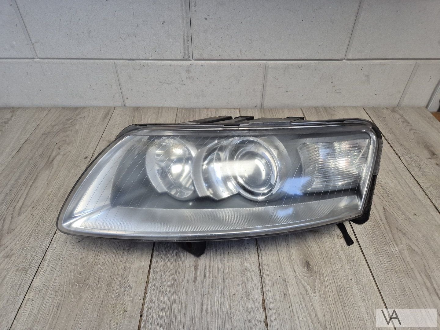 Koplamp links XENON + bochtlicht Audi A6 04 - 09 4f0941029bb, Gebruikt, -, -, -