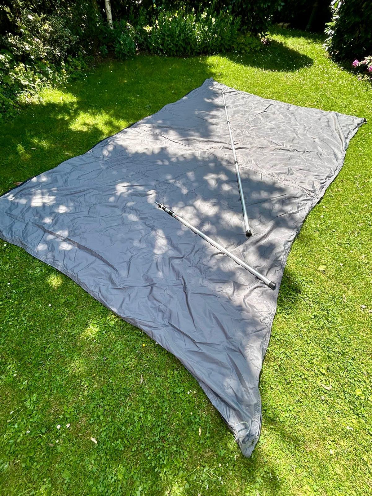 Te koop caravanluifel, camperluifel, schaduwdoek zgan, Ophalen, Zo goed als nieuw