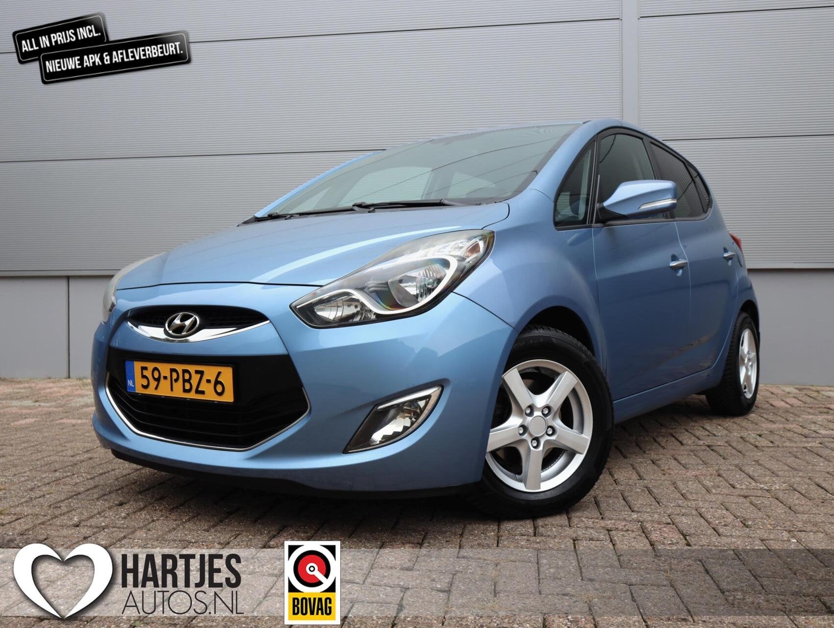 Hyundai ix20 1.6i i-Motion Automaat (Vol-Opties!), Euro 5, 4 cilinders, Met garantie (alle), Blauw