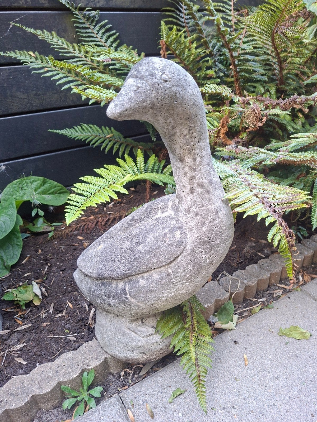 Decoratieve Stenen Gans, Ophalen, Gebruikt, Steen, Dierenbeeld