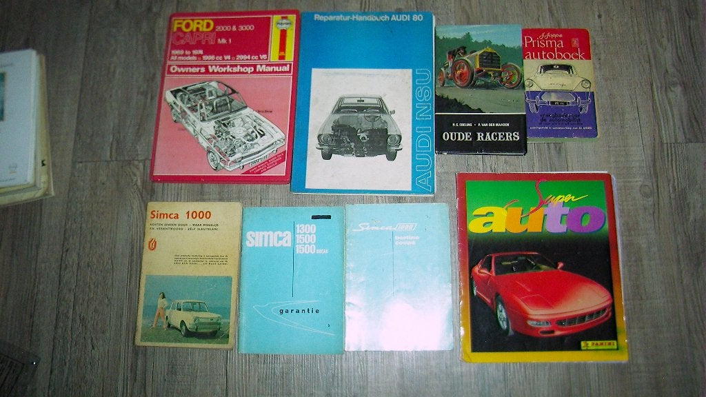 Folders Vraagbaak Manta Kadett Capri Simca Audi en meer, Ophalen of Verzenden, Gelezen, Audi