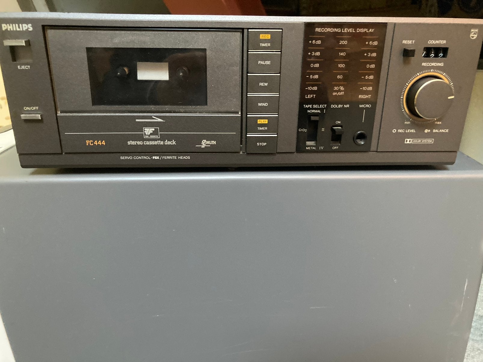 Te koop Philips cassettedeck, Ophalen of Verzenden, Philips