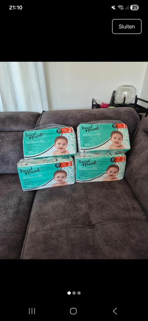 Rascal + Friends Premium Luiers Maat 2 (4 pakken), Ophalen of Verzenden, Nieuw