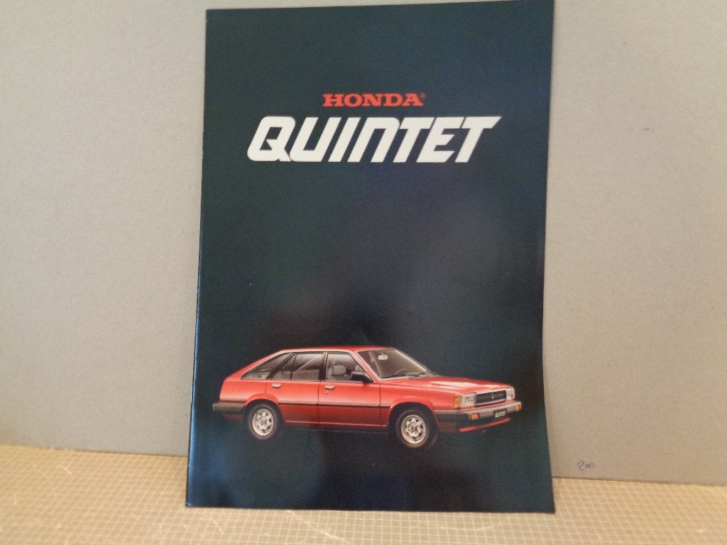 honda quintet folder, Ophalen of Verzenden, Zo goed als nieuw, Honda